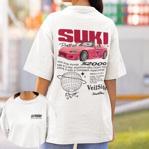 Suki Bullet Skyline R34 S2000 T-Shirt | JDM Car Graphic Tee | Streetwear Racing